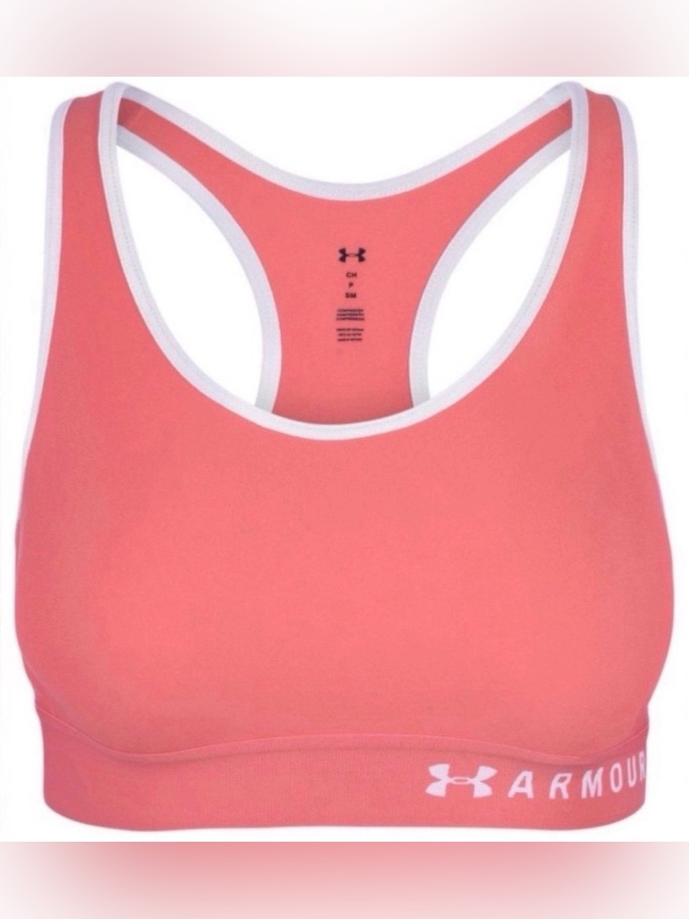Under Armour Women’s Medium Compression Sports Bra Racerback Size Large NWT